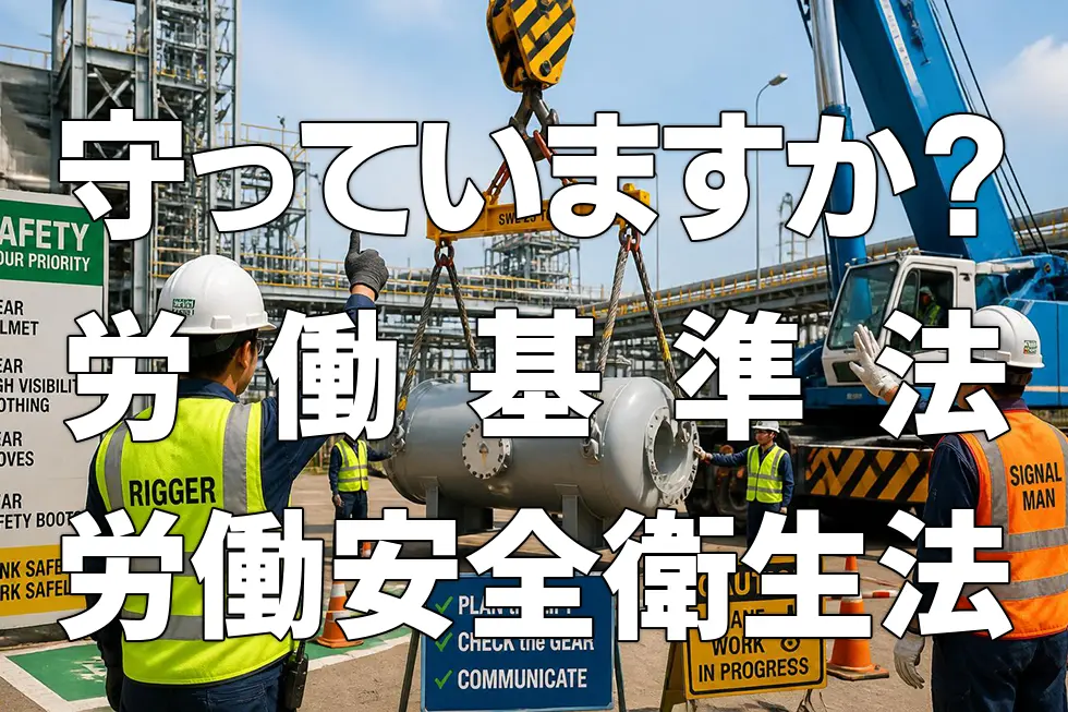 守っていますか？労働基準法・労働安全衛生法