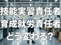 技能実習責任者から育成就労責任者へ｜2027年4月の移行で受入れ企業の体制は何が変わるのか